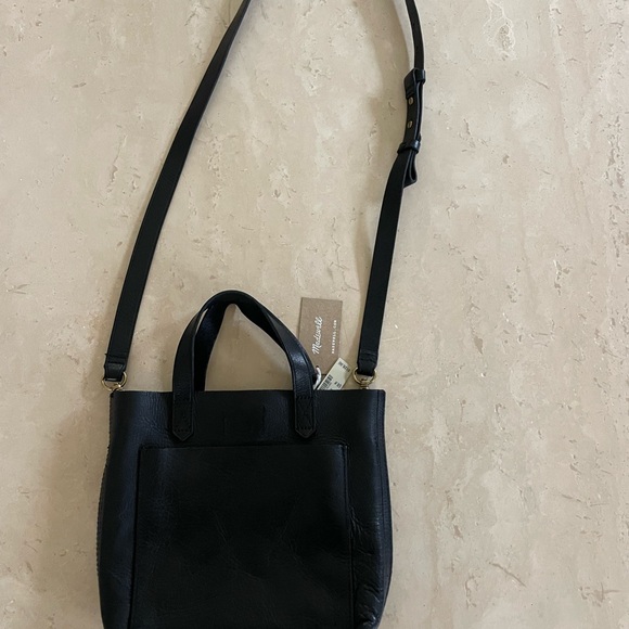 Madewell crossbody mini bucket tote bag - Picture 4 of 7